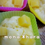 【HM】【離乳食後期】薩摩芋のヨーグルト蒸しパン